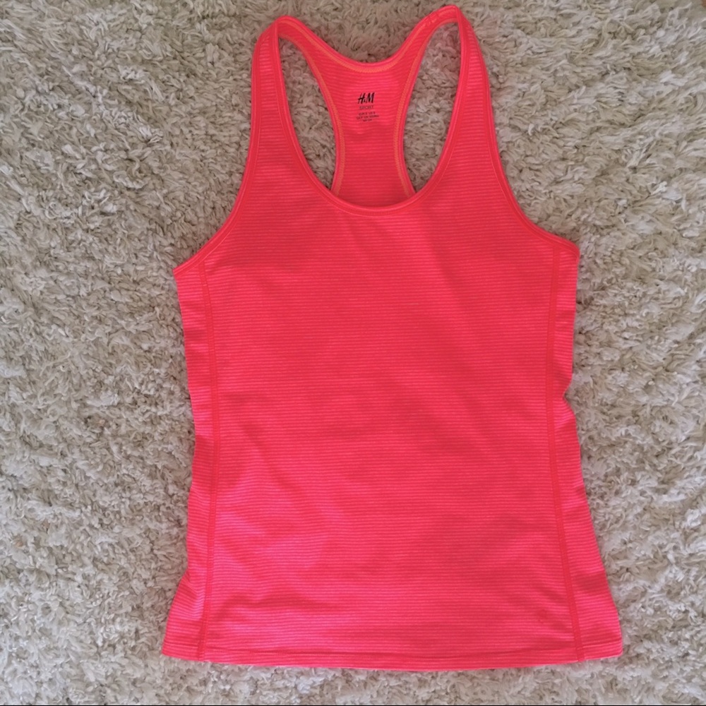 *SOLD* Pink H&M Sport tank top -sz S